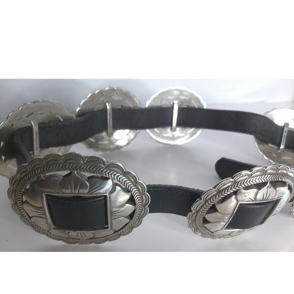 Vintage Brighton Sunflower Concho Belt Size Large main image 4